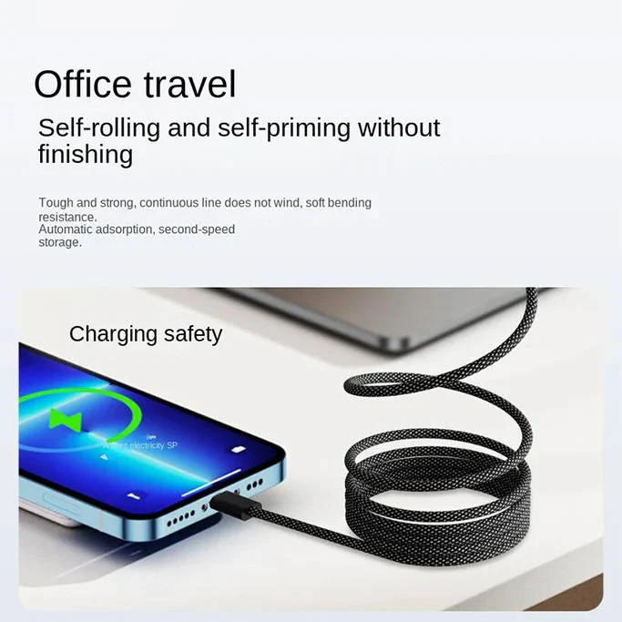 Lisslune | Magnetic Anti Tangle Cable Super Fast Charging