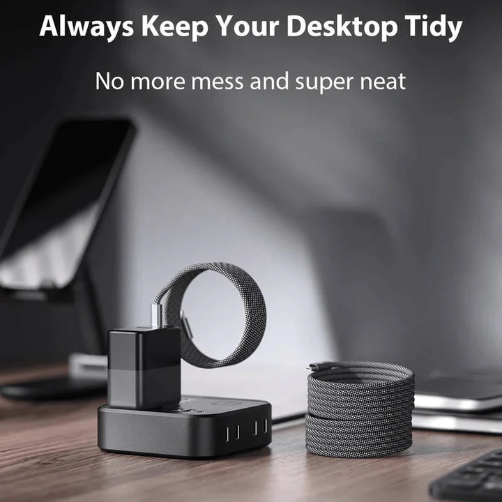 Lisslune | Magnetic Anti Tangle Cable Super Fast Charging
