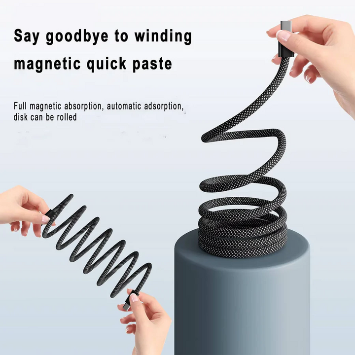 Lisslune | Magnetic Anti Tangle Cable Super Fast Charging