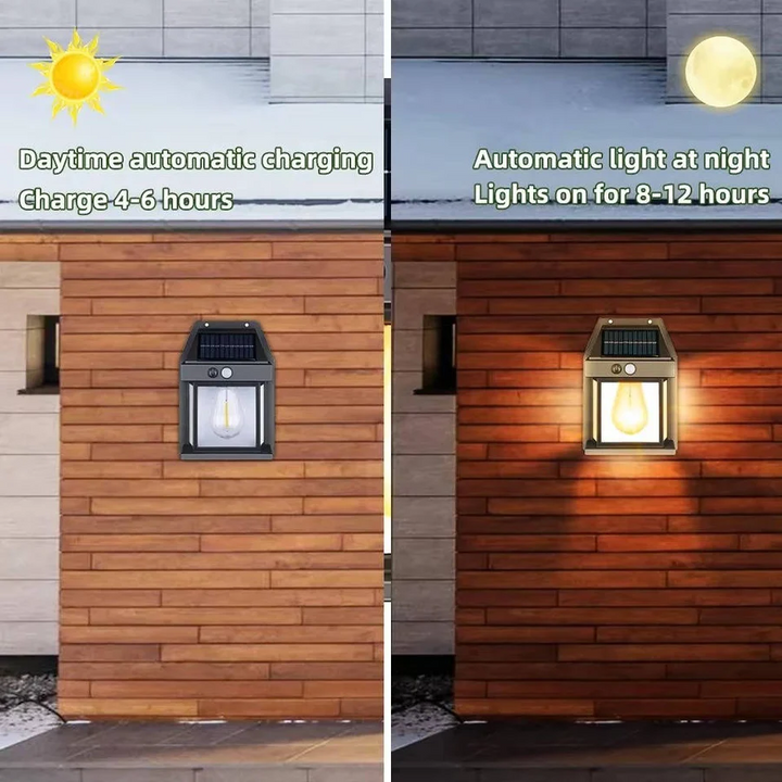 Lisslune | 2 Set Solar Wall Lamp Outdoor