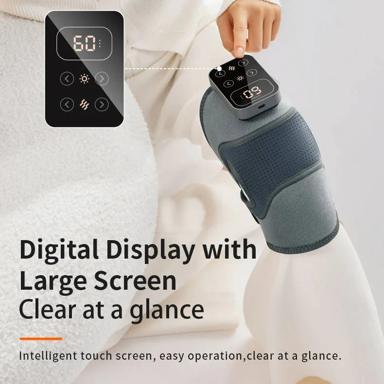 Lisslune | Cordless Knee Massager with Heat Vibration for Pain Relief