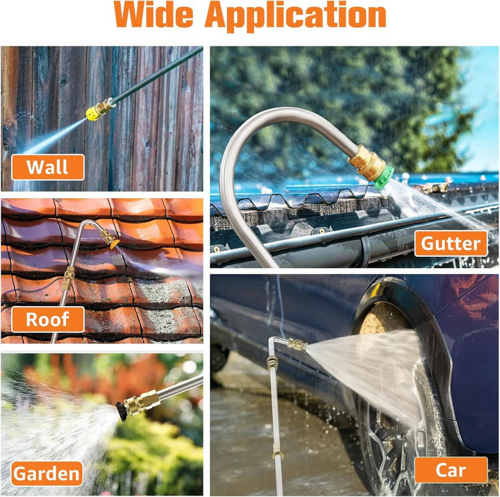 Lisslune | 4000 PSI Telescoping Power Washer Extension Wand