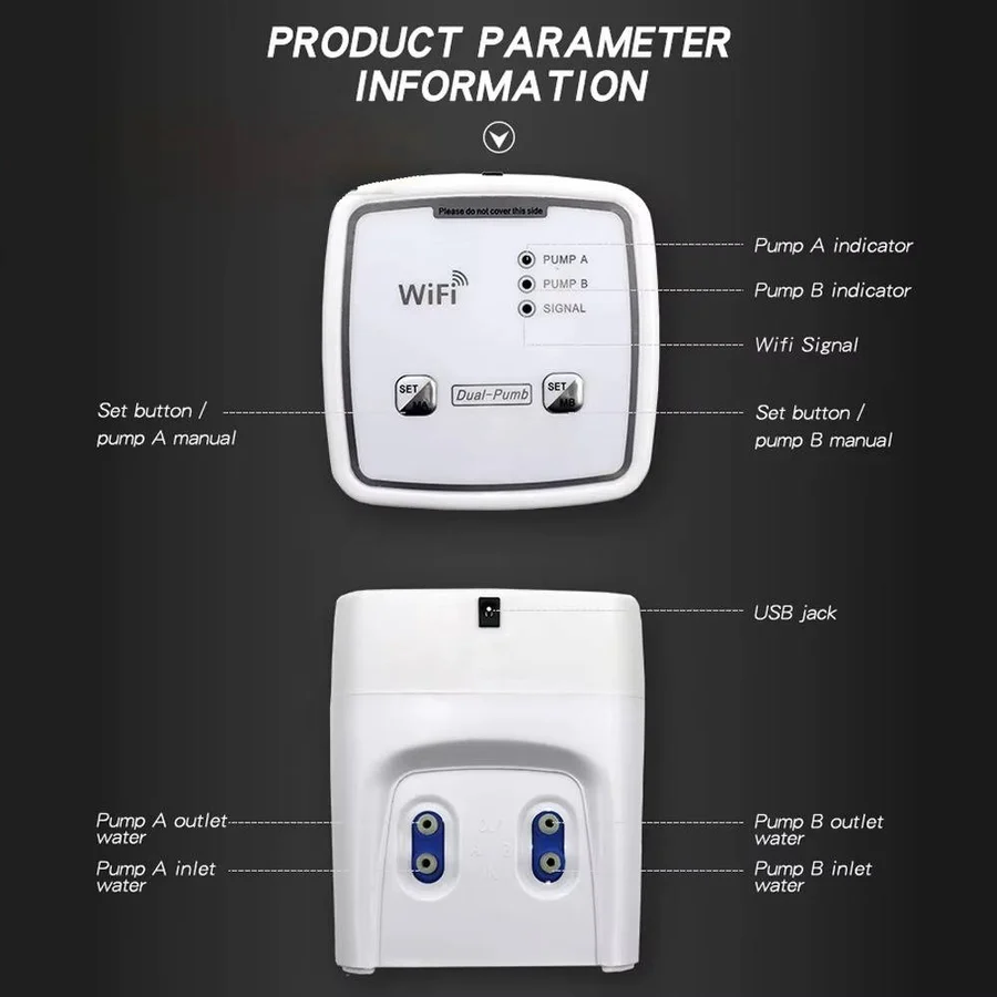 Lisslune | WiFi Smart Automatic Waterer for Plants Up to 20 Pots