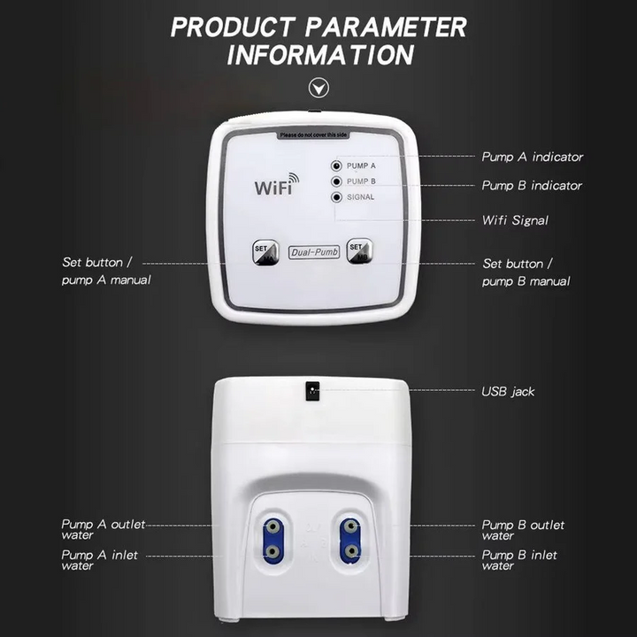 Lisslune | WiFi Smart Automatic Waterer for Plants Up to 20 Pots
