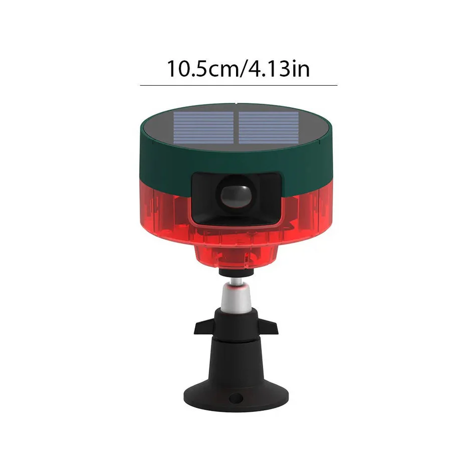 Lisslune | 360 Degree Solar Repeller for Pigeon, Bird, Wild Boar, Rabbit and Deer