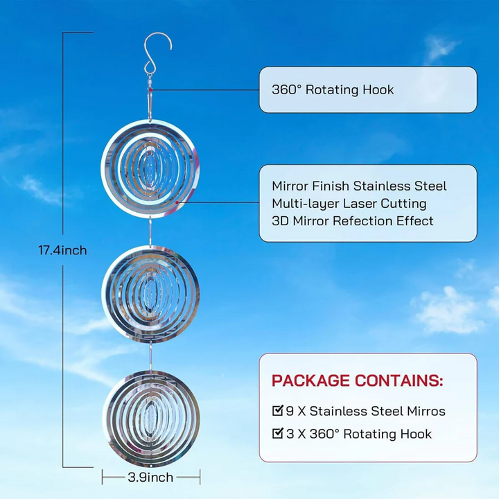 Lisslune | Outdoor Bird Deterrents, Scare Device