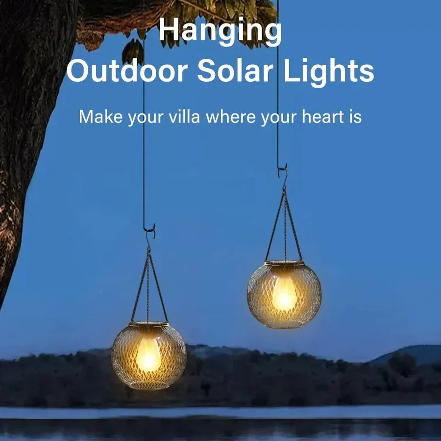 Lisslune | Outdoor Solar Hanging Lantern
