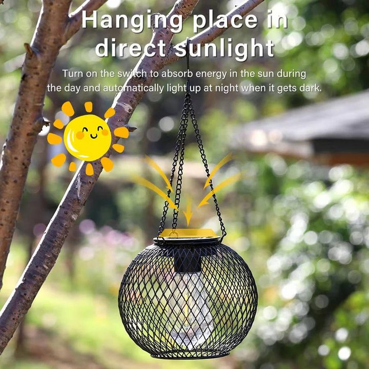 Lisslune | Outdoor Solar Hanging Lantern