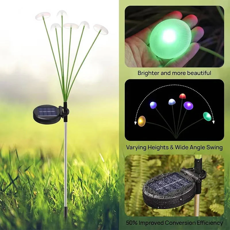 Lisslune | Solar Jellyfish Lights Outdoor