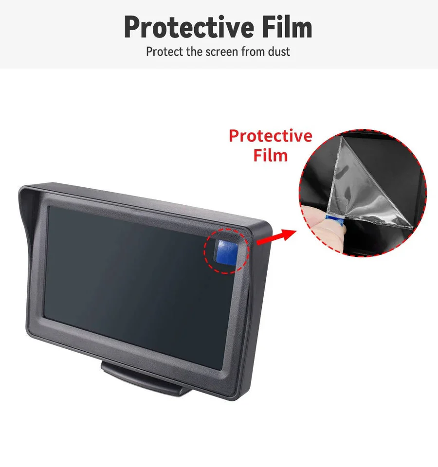 Lisslune | Wireless Reverse Camera for Car, Truck Caravan