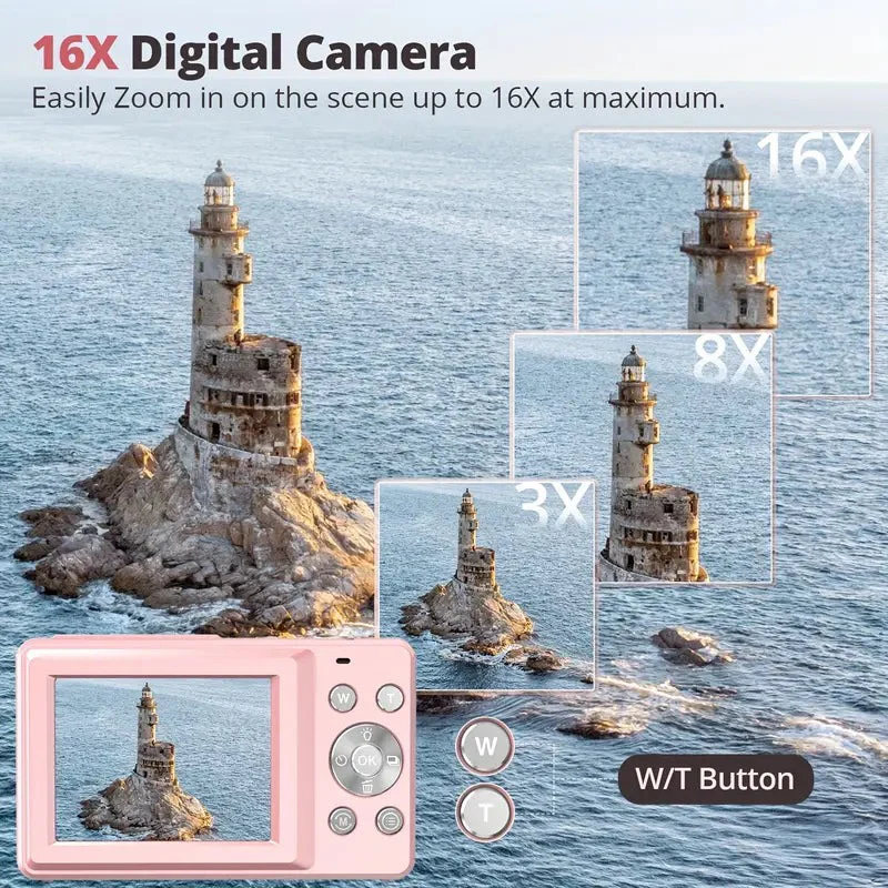 Lisslune | Compact Digital Camera with Retro Design
