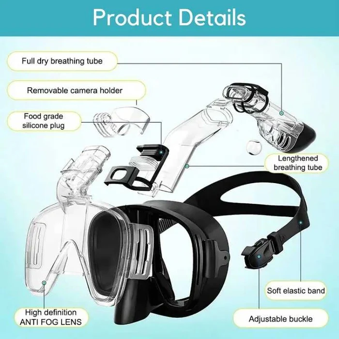 Lisslune | Snorkeling Mask with Dry Top System