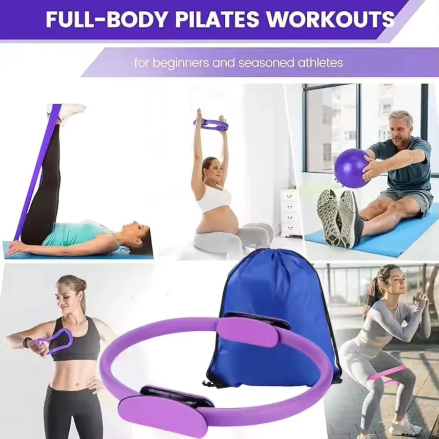 Lisslune | Pilates Ball and Resistance Band Set