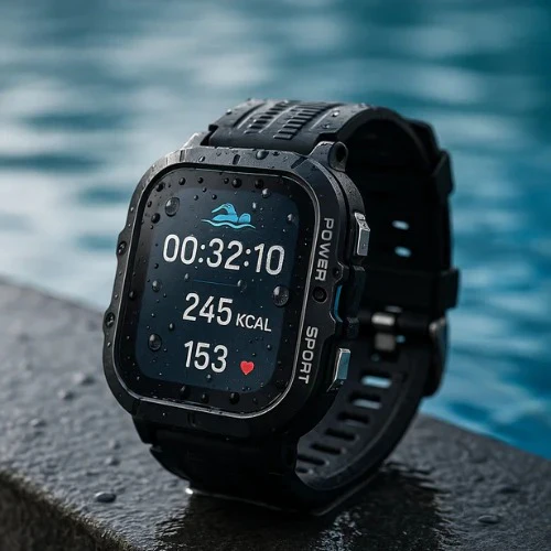 Lisslune | Waterproof Smartwatch,  Fitness Tracking, Bluetooth 5.0