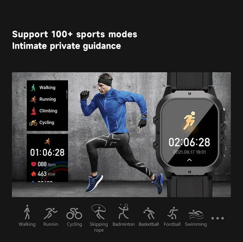 Lisslune | Waterproof Smartwatch,  Fitness Tracking, Bluetooth 5.0
