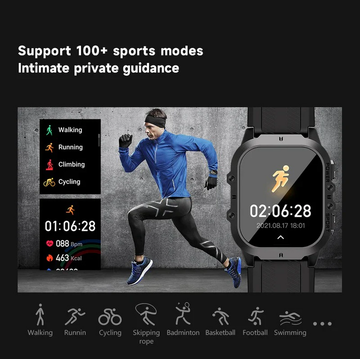 Lisslune | Waterproof Smartwatch,  Fitness Tracking, Bluetooth 5.0