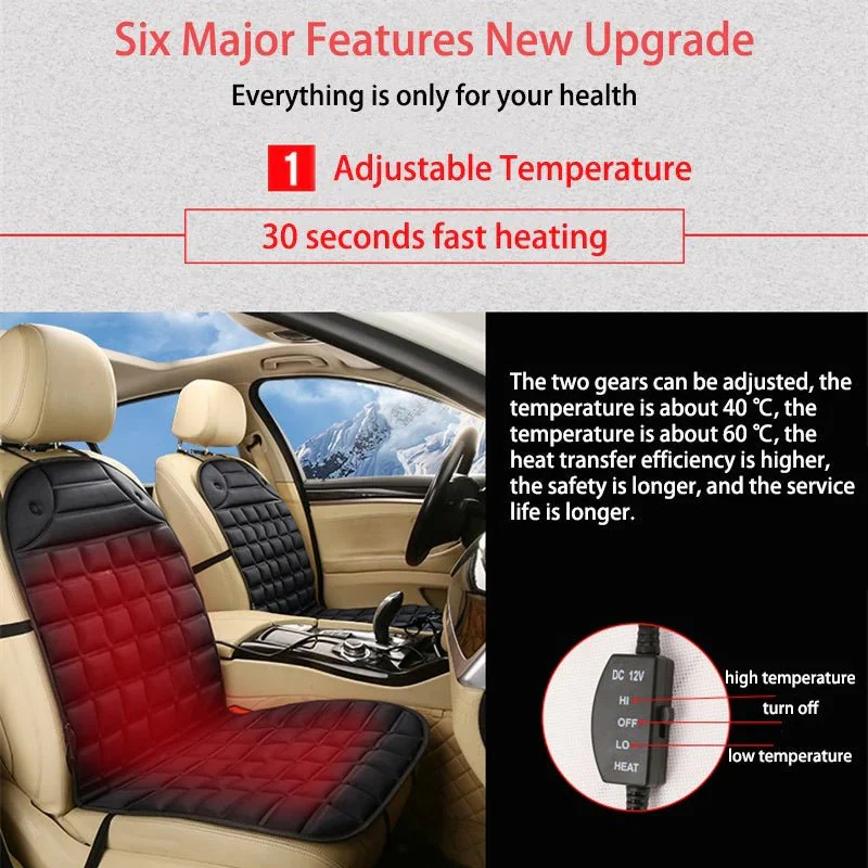 Lisslune | Heated Car Seat Cushion