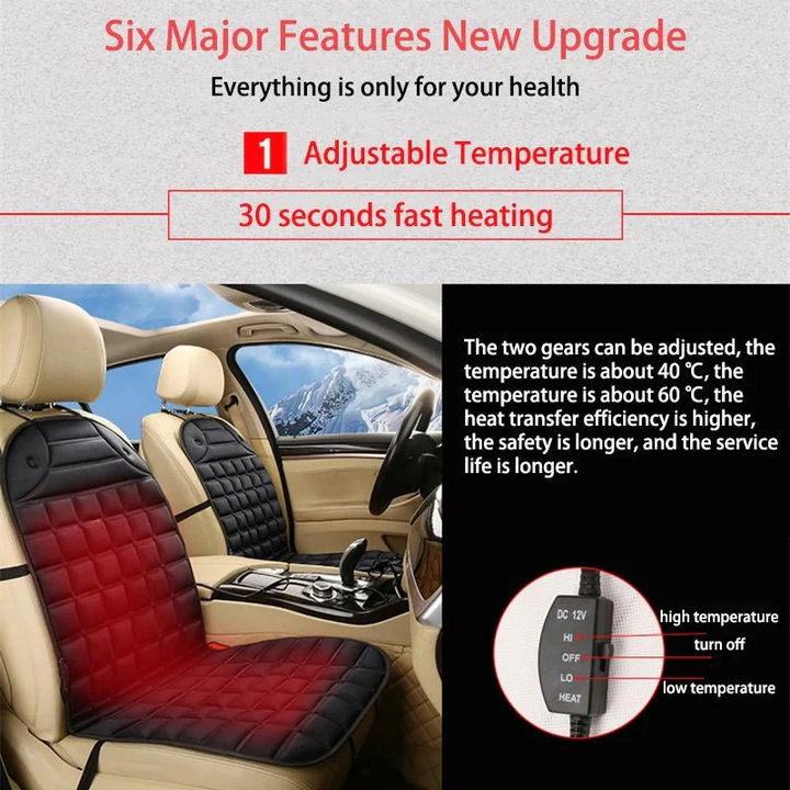 Lisslune | Heated Car Seat Cushion