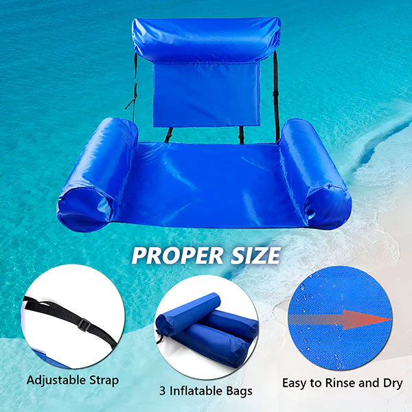 Lisslune | Swimming Chair with Backrest for Maximum Comfort