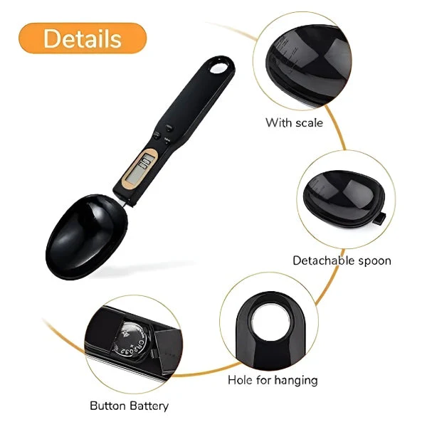 Lisslune | Spoon with Built in Digital Scale