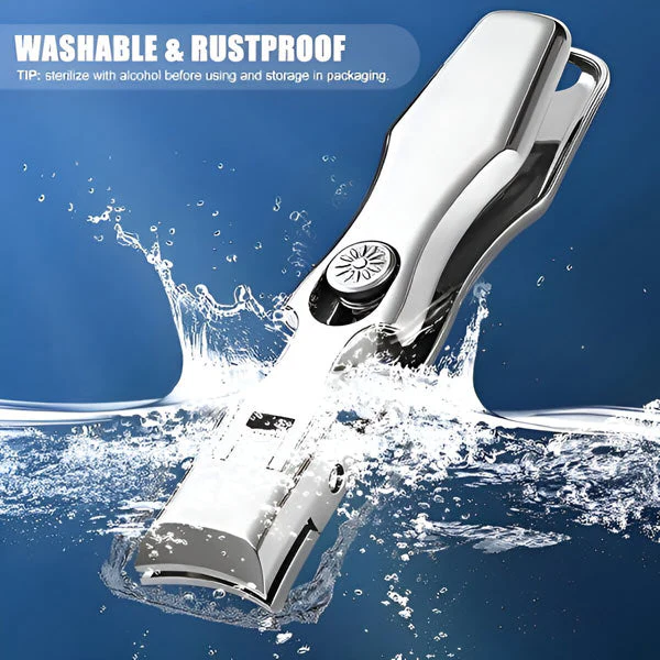Lisslune | Stainless Steel Nail Clipper, Ergonomic Handle, Compact Travel Design