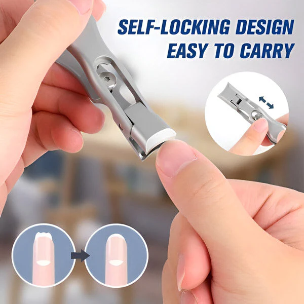 Lisslune | Stainless Steel Nail Clipper, Ergonomic Handle, Compact Travel Design