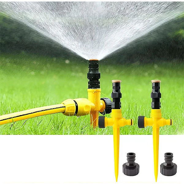 Lisslune | 360° Garden Sprinkler, Water-Saving with Adjustable Spray Patterns