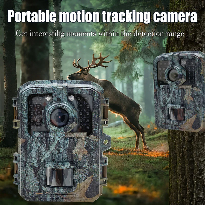 Lisslune | Mini 16MP Night Vision Trail Camera with PIR Motion Tracking