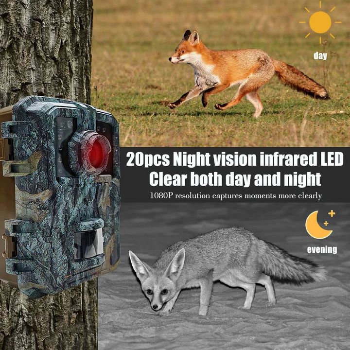 Lisslune | Mini 16MP Night Vision Trail Camera with PIR Motion Tracking