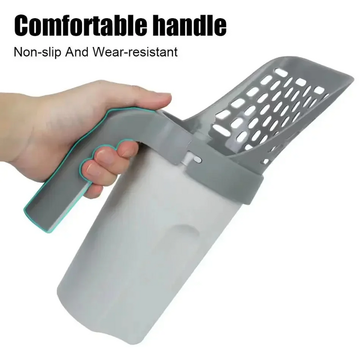 Lisslune | All in One Cat Litter Scoop, Gray