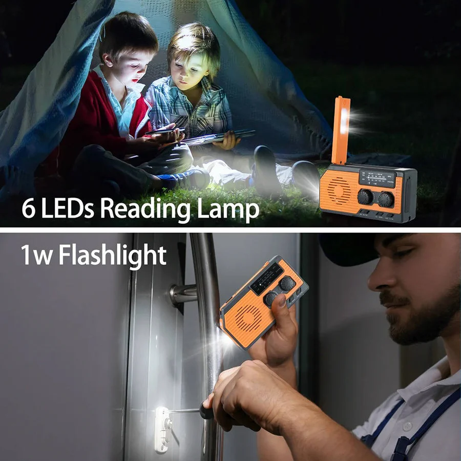 Lisslune | Solar Hand Crank Emergency Radio