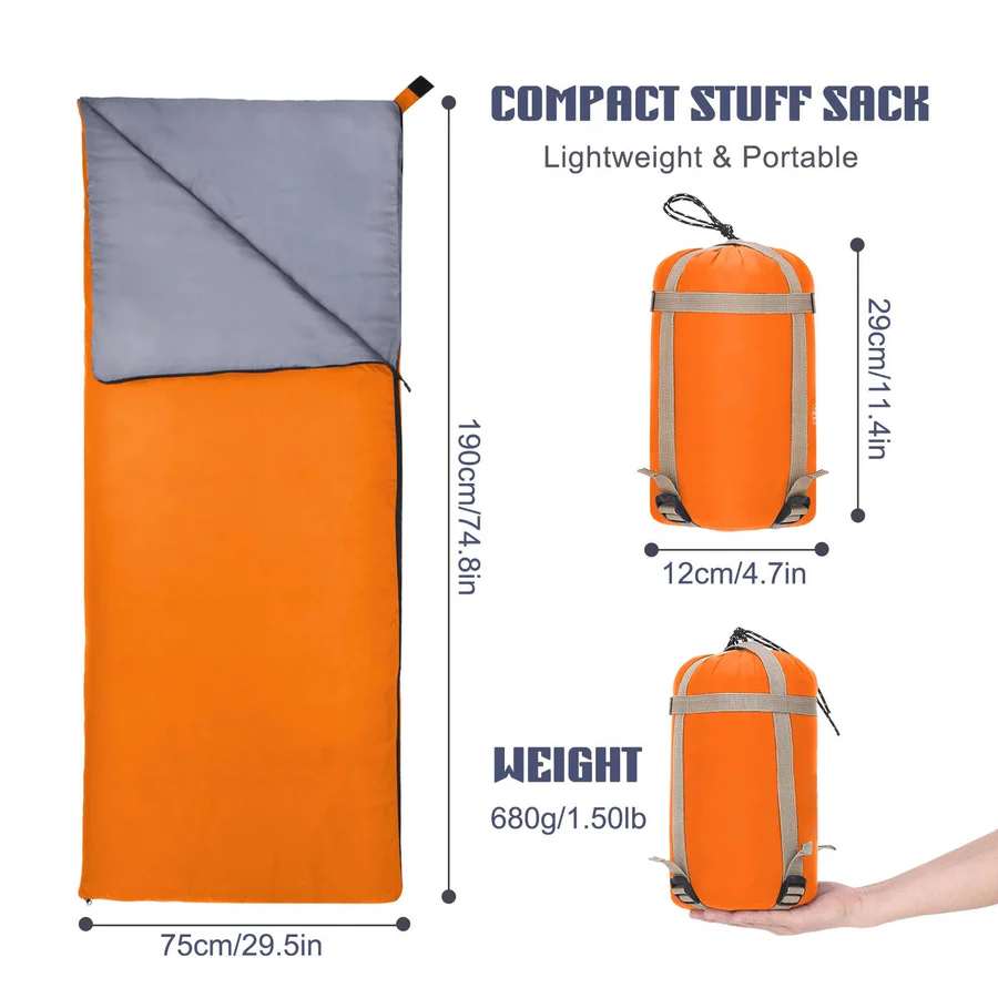 Lisslune | All Season Camping Sleeping Bag for Adults