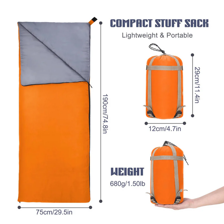 Lisslune | All Season Camping Sleeping Bag for Adults
