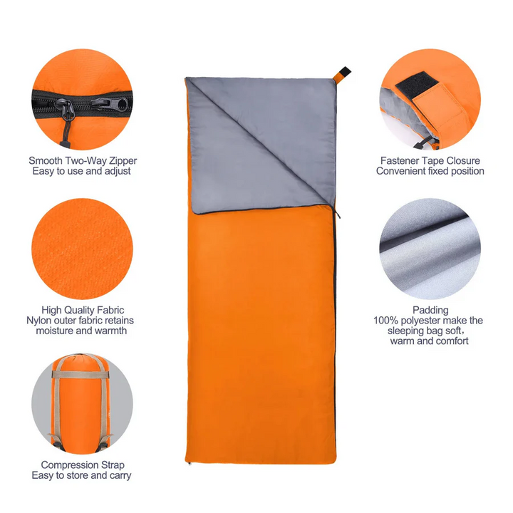 Lisslune | All Season Camping Sleeping Bag for Adults
