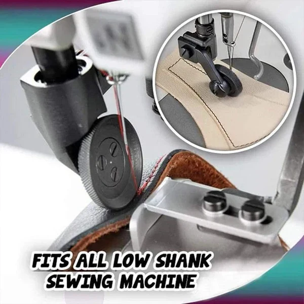 Lisslune | Leather Roller Presser Foot for High Shank Sewing Machines