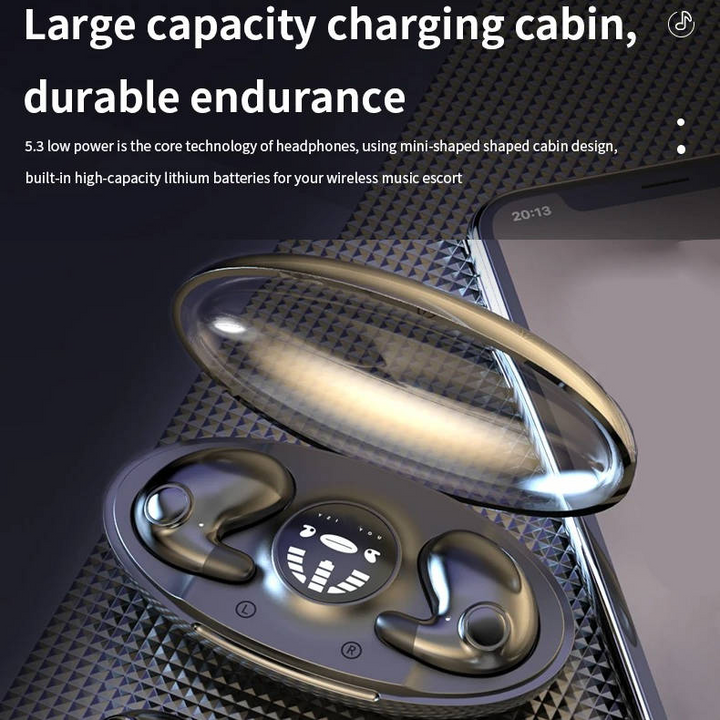 Lisslune | Earbuds for Sleeping, Lightweight, Slim Design for Night-time Comfort