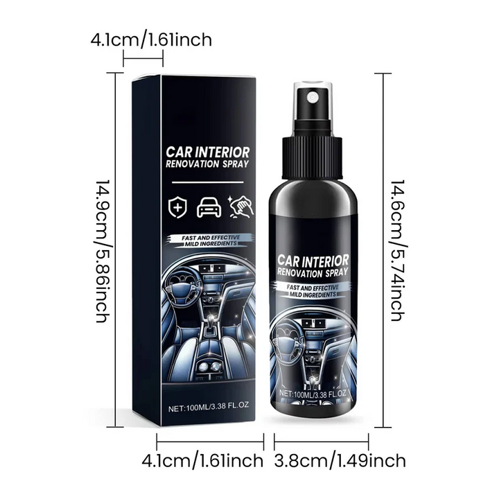 Lisslune | Car Interior Cleaner Spray, Multi-Surface Formula with UV Protection