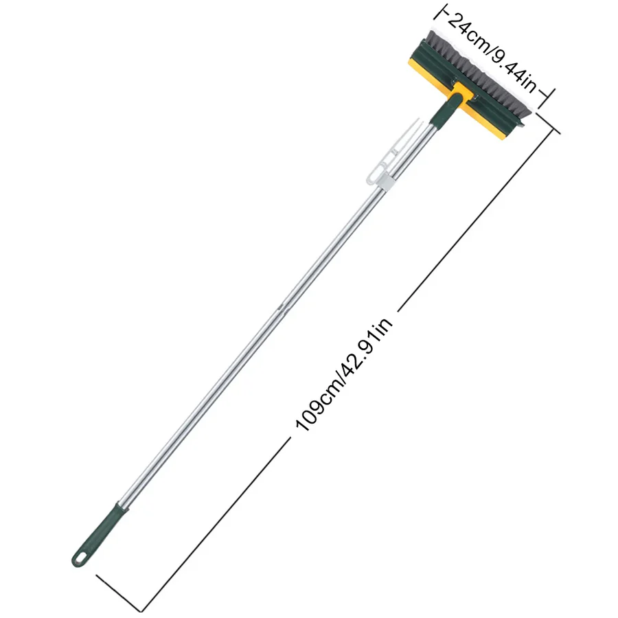 Lisslune | Long Handle Floor Scrub Brush with Stiff Bristles