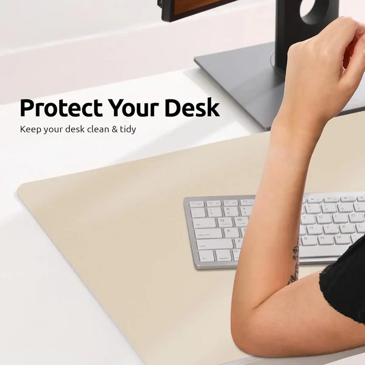 Lisslune | Luxury Leather Desk Pad Smooth Writing & Mouse Surface