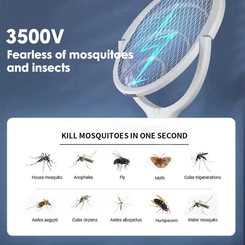Lisslune | 5 in 1 Bug Zapper Racket with Fast Charging