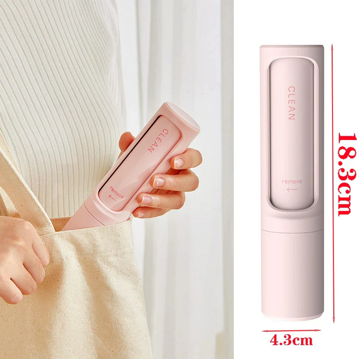 Lisslune | Reusable Pet Hair Remover Brush with Lint Roller Built In