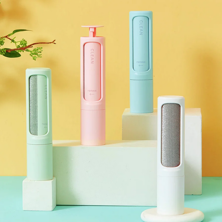 Lisslune | Reusable Pet Hair Remover Brush with Lint Roller Built In