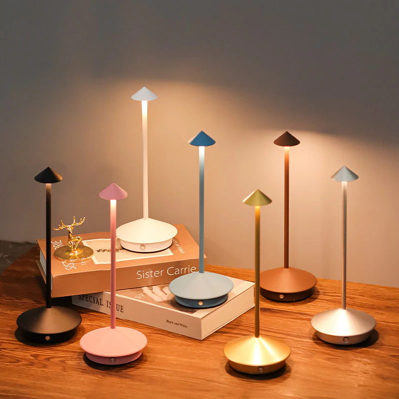 Lisslune | LumiGlow Wireless LED Table Lamp Sleek & Modern Design