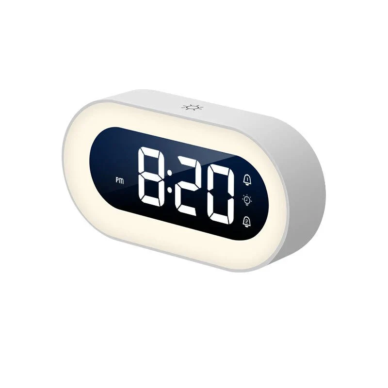 Lisslune | Sunrise Gentle Light Alarm Clock, USB Powered