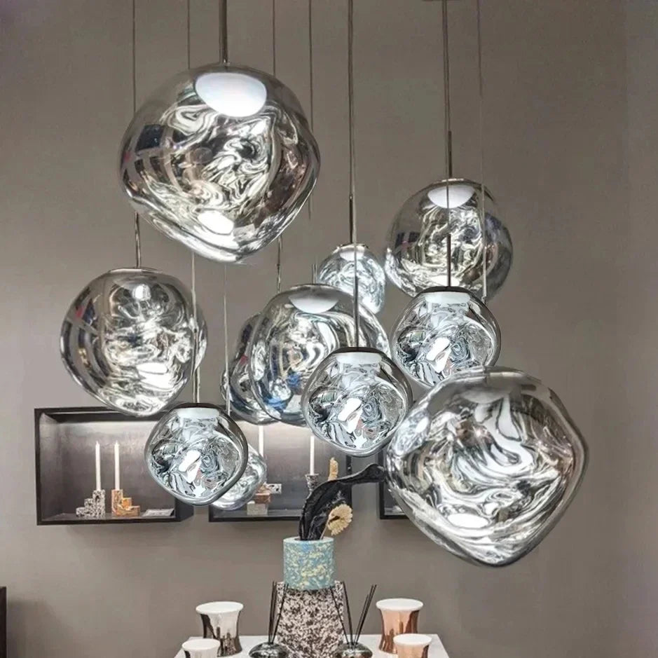 Lisslune | Glisvara Glass Pendant Light | Modern Design | Color Variety | Perfect for Your Home