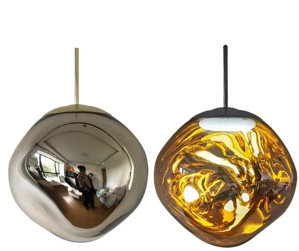 Lisslune | NordicGlow – Elegant Glass Pendant Light | Modern Scandinavian Ceiling Lamp