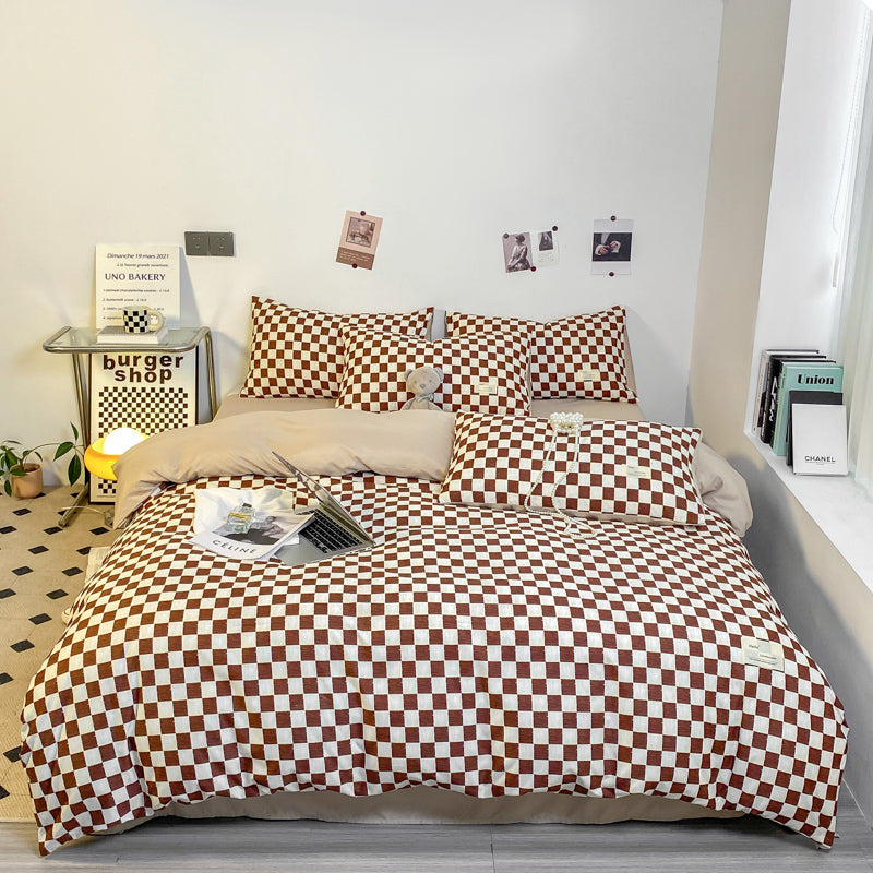 Lisslune | PatternNest | Grid Bedding Set