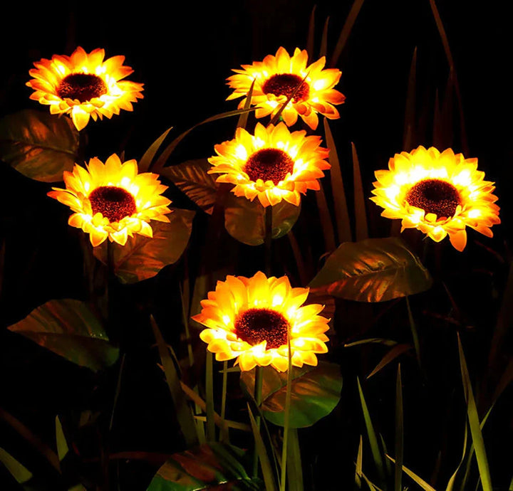 Lisslune | Waterproof Solar Sunflower Lamp for Garden & Terrace