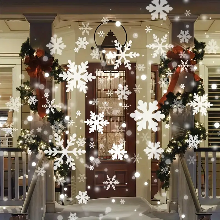 Lisslune | Magic Snowflakes Christmas Projector – LED light show for indoor and outdoor