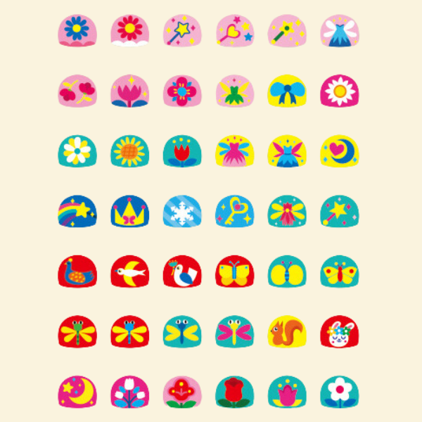 Lisslune | Kids Nail Art Stickers Fun & Easy Designs